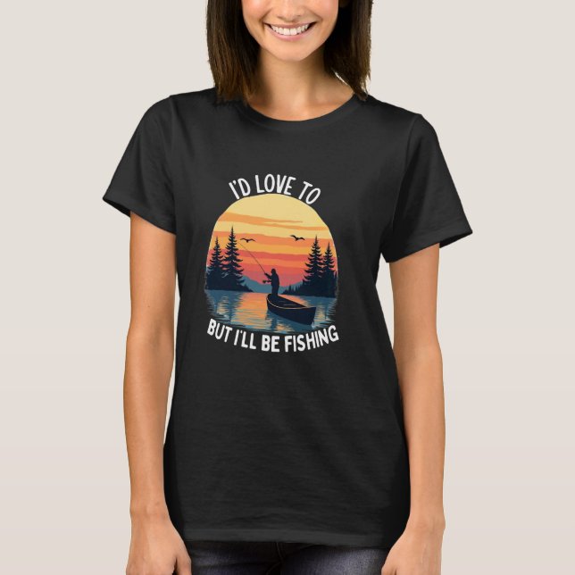 Lustiger Fischer oder Enkel, der Angeln liebt T-Shirt (Vorderseite)