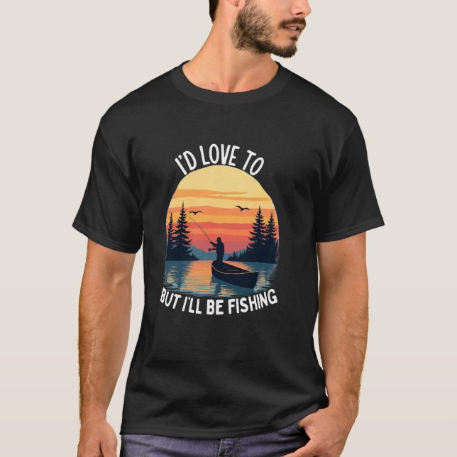 Lustiger Fischer oder Enkel, der Angeln liebt T-Shirt (Vorderseite)