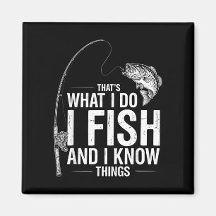 Lustiger Fischzitat Das ist es, was Fische wissen Magnet