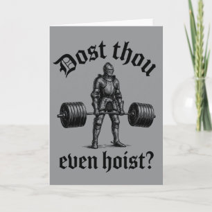 Lustiger Fitnessstudio-Dost, hebst du überhaupt mi Karte