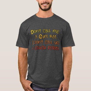Lustiger Fitnessstudio-Ratten-Humor-Workout T-Shirt