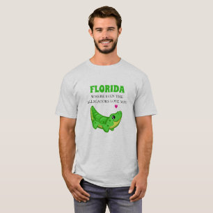 Lustiger Florida-AlligatorT - Shirt