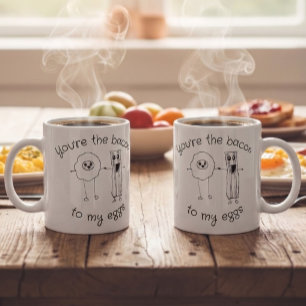 Lustiger Foodie-Seelenverwandter-Mug Romantische Kaffeetasse