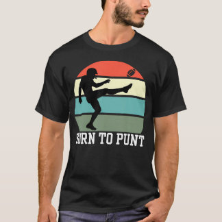 Lustiger Football-Schütze, geboren um Footballs zu T-Shirt