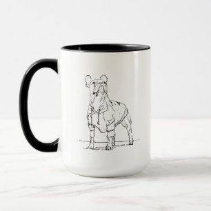 Lustiger Französische Bulldogge Becher – Ink Dog Tasse
