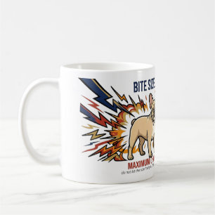 Lustiger Französische Bulldogge Biss Größe Maximal Kaffeetasse