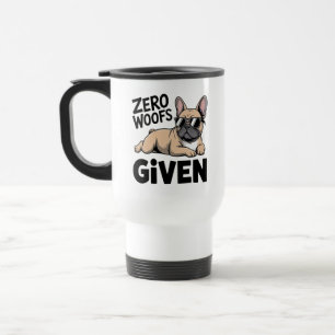 Lustiger französischer Bulldogge-Geschenk sarkasti Reisebecher