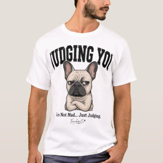 Lustiger French Bulldog Sticker für Männer, der di T-Shirt
