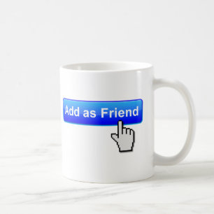 Lustiger Freund hinzufügen Becher Kaffeetasse