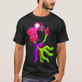 Lustiger Freund Rose T-Shirt