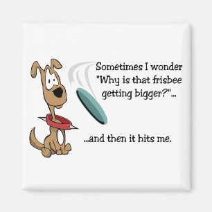 Lustiger Frisbeemagnet Magnet