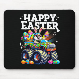 Lustiger Frohe Ostern Monster Truck Bunny Ostereie Mousepad