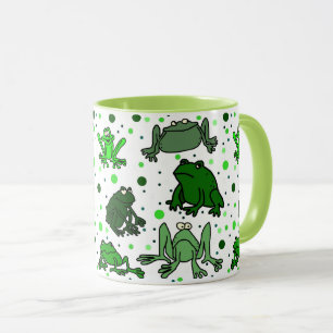 Lustiger Frosch Becher Tasse