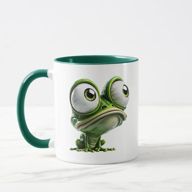 Lustiger Frosch Becher Tasse (Links)