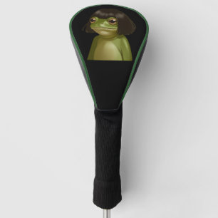 Lustiger Frosch Bob Frisur Meme Frösche Tierliebha Golf Headcover