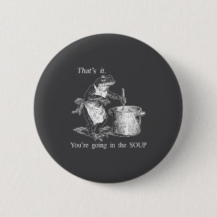 Lustiger Frosch Hexen Meme Das wars Du gehst rein Button