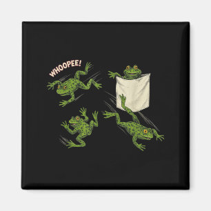 Lustiger Frosch im Taschen-Shirt Froschliebhaber M Magnet