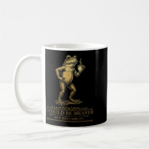 Lustiger Frosch Kaffeeliebhaber Sarkastisches Jesu Kaffeetasse