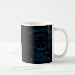 Lustiger Frosch Meditation Manchmal bin ich einfac Kaffeetasse