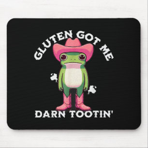 Lustiger Frosch-Meme Gluten Hat Mich Verdammt Noch Mousepad