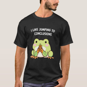 Lustiger Frosch Meme Kawaii Sarkastischer Humor Mä T-Shirt