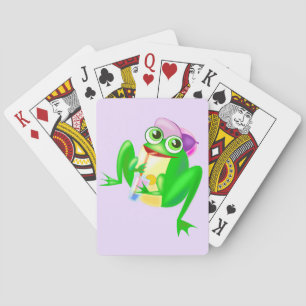 Lustiger Frosch Spielkarten