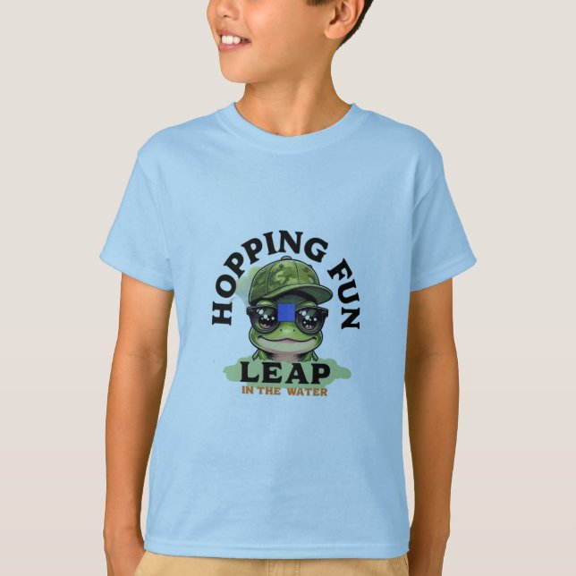 LUSTIGER FROSCH T-Shirt (Vorderseite)