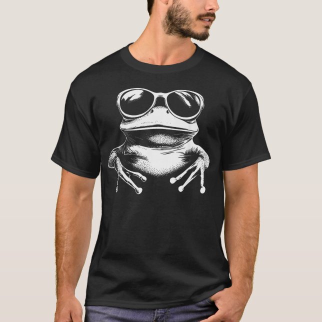 Lustiger Frosch T-Shirt (Vorderseite)