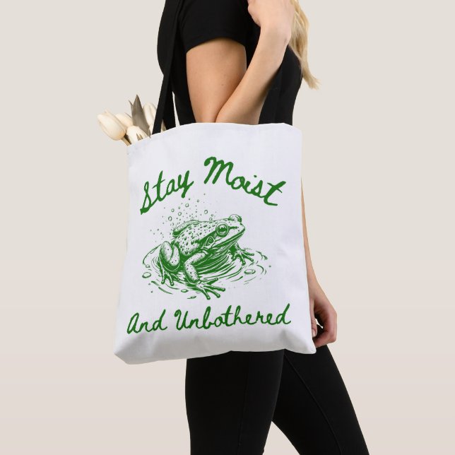 Lustiger Frosch-Tragetasche Geschenk Tasche (Von Nahem)