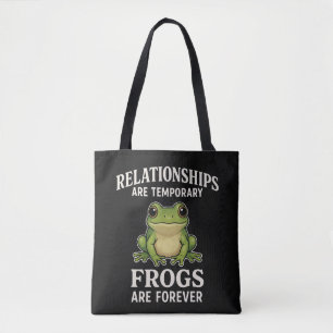 Lustiger Frosch-Zitat-Becher - Beziehungen sind vo Tasche