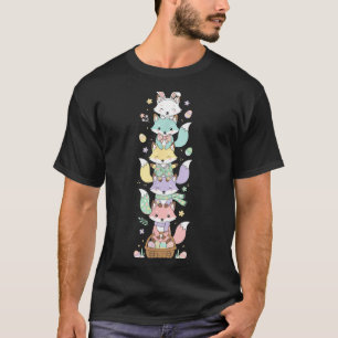 Lustiger Fuchs Ostereier Kinder Männer Frauen Oste T-Shirt