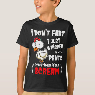 Lustiger Furzender Hühnerliebhaber Ich Furze Nicht T-Shirt