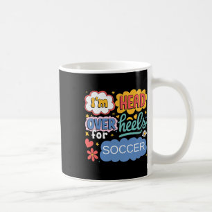 Lustiger Fußball-Ästhetik-Liebhaber Retro-Pop-Art Kaffeetasse