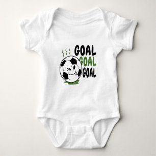 Lustiger Fußball, Fußballtor Baby Strampler