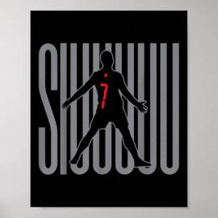 Lustiger Fußball Jungen Männer Frauen Fußballspiel Poster