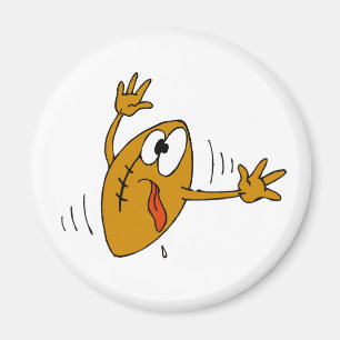 Lustiger Fußball Magnet