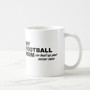 Lustiger Fußball-Mama-Becher Kaffeetasse
