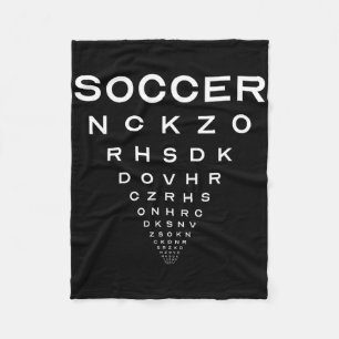 Lustiger Fußball Optiker Brett Witz  Fleecedecke