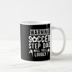 Lustiger Fußball-Stiefvater eines Fußballspielers Kaffeetasse