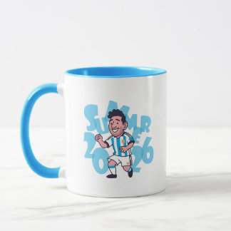 Lustiger Fußballspieler-Becher Sommer 2026 Tasse