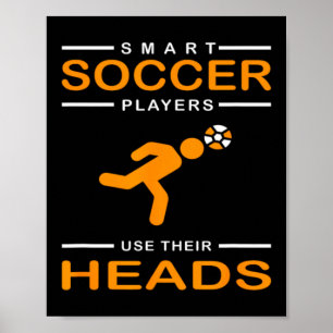 Lustiger Fußballspieler-Meme-Sportgeschenk-Humor Poster