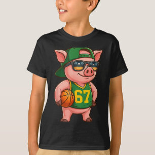 Lustiger G Basketball 67 Gen Alpha Slang Srts Männ T-Shirt