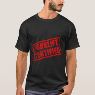 Lustiger Gabelstapler zertifizierter Meme T-Shirt