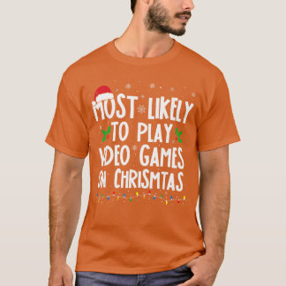 Lustiger Gamer, der wahrscheinlich Videospiele an  T-Shirt