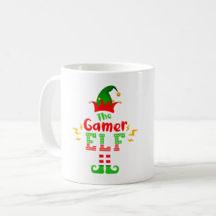 LUSTIGER GAMER ELF - WEIHNACHTSSPAß KAFFEETASSE