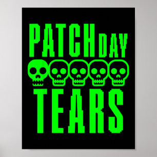 Lustiger Gamer Gaming Sarkasmus Spiel Nerd Patch T Poster
