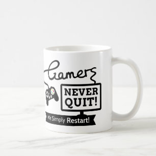 Lustiger Gamer-Gruß für passionierte Spieler Kaffeetasse