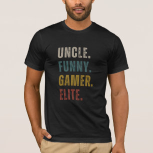 Lustiger Gamer-Onkel Elite T-Shirt
