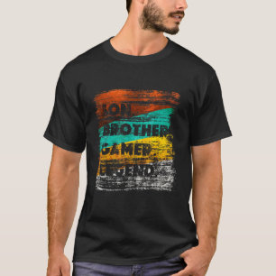 Lustiger Gamer Retro-Videospiele für Jungen Sohn B T-Shirt