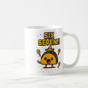 Lustiger Gamer-Taco Six Seven Cinco De Mayo 67 Mex Kaffeetasse